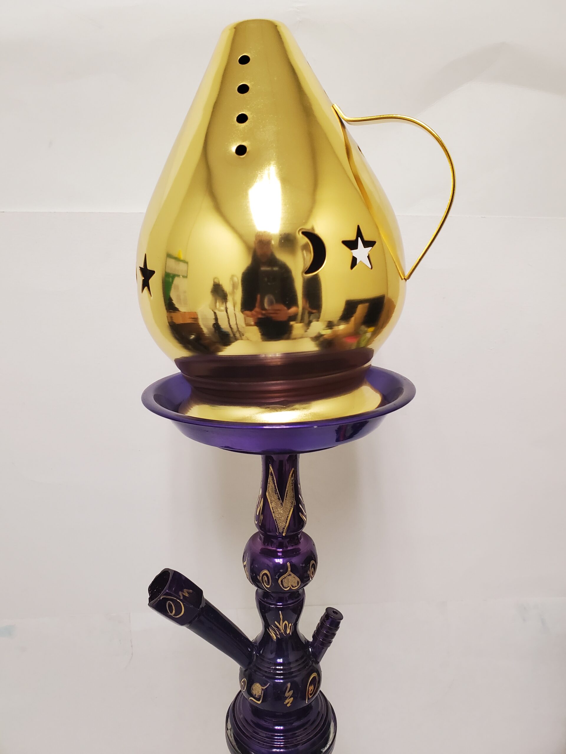 Hookah Wind Cover Gold Dome Chelax Canadian Hookahs and Shisha