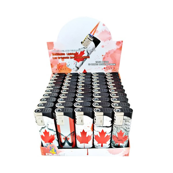 Torch Deluxe Lighter (50/Display) Canada Chelax Canadian Hookahs