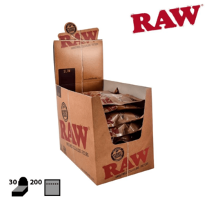 Rolling Paper – RAW Slim Cellulose Filters (30 Bags x 200 Units) (1)