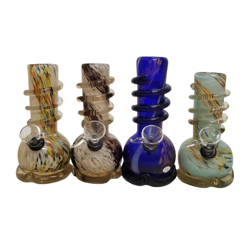 6 inch soft glass bong