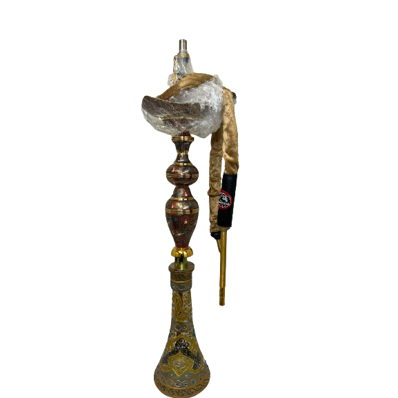 41" Babylon Hookah with Indian Handcraft Design Chelax Canadian